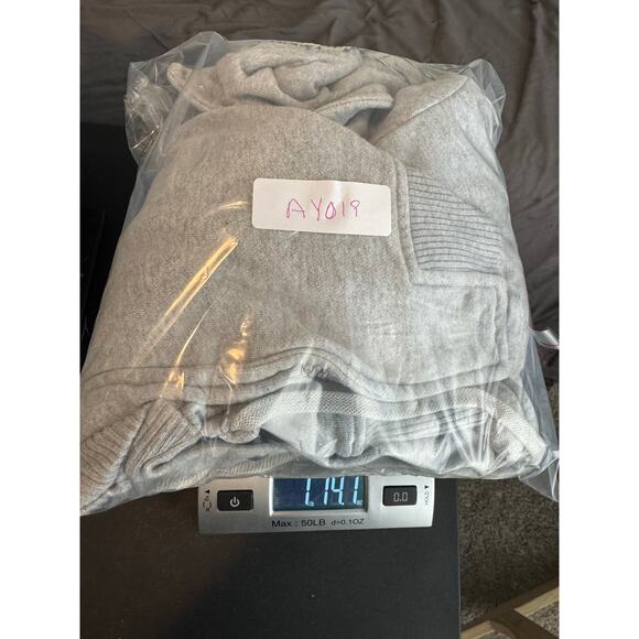 Athleta Gray Wrap Jacket Cardigan Small Waterfall Open Front Cotton‎ Blend - Picture 7 of 7